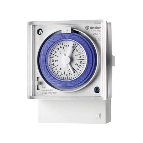 Finder (F.12.31.8.230.0007) GÜNLÜK HAFTALIK MEK.TİP ZAMAN RÖLESİ 230 VAC