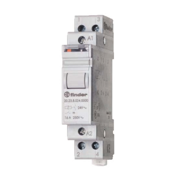 Finder (F.20.23.8.024.0000) MODÜ ADIM RÖLE İKİ FAZ 1NC+1NO 20A