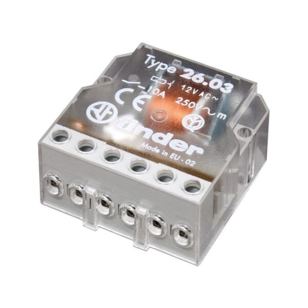 Finder (F.26.04.8.012.0000) FINDER SERİ ROLE   12V AC