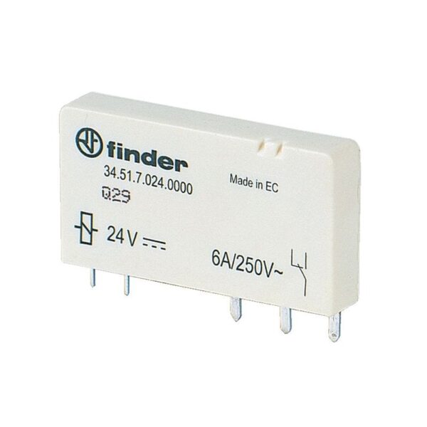 Finder (F.34.51.7.024.4010) ELEKTRO MEKANİK ULTRA İNCE PCB RÖLE