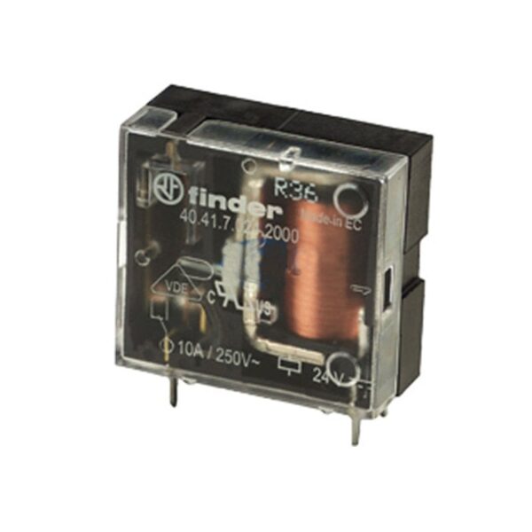 Finder (F.40.41.7.024.2000) MİNYA P.C.B. 1 CO-10A KONT 24V DC HASSAS