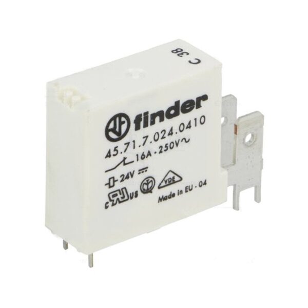 Finder (F.45.71.7.024.0410) MİNYATÜR PCB RÖLE 24 V DC