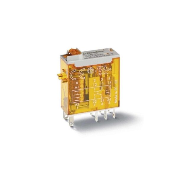 Finder (F.46.52.9.110.0074) SOKET TİPİ AgNi · 2CO · 8A · 110 VDC +MERK.KİLİT+LED