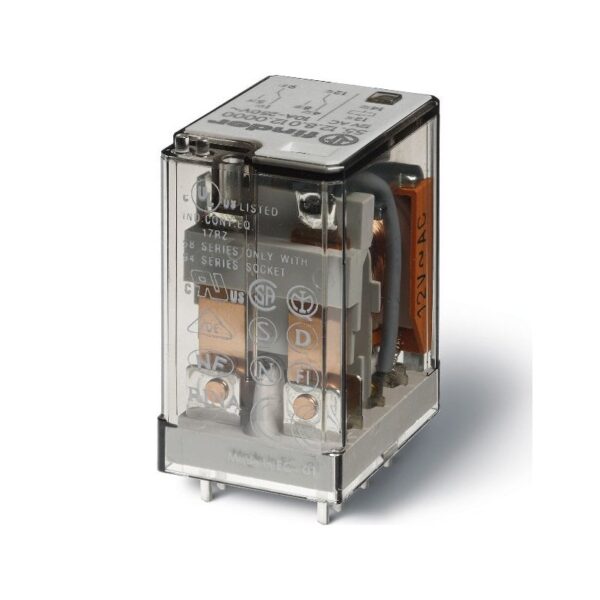 Finder (F.55.12.8.024.0000) GENEL KULLANIM 2 CO 10 A KONT 24V AC