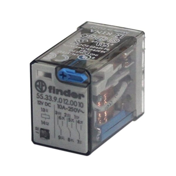 Finder (F.55.33.9.012.0010) 12 VDC 3CO/10A ROLE