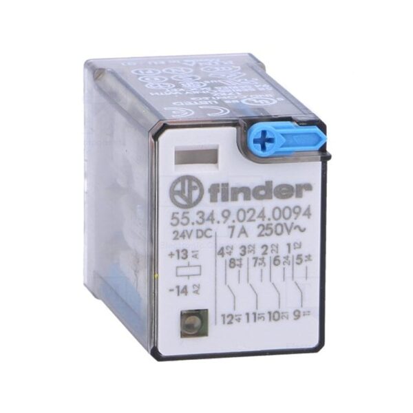 Finder (F.55.34.9.024.0094) 24 VDC LED’LI ROLE