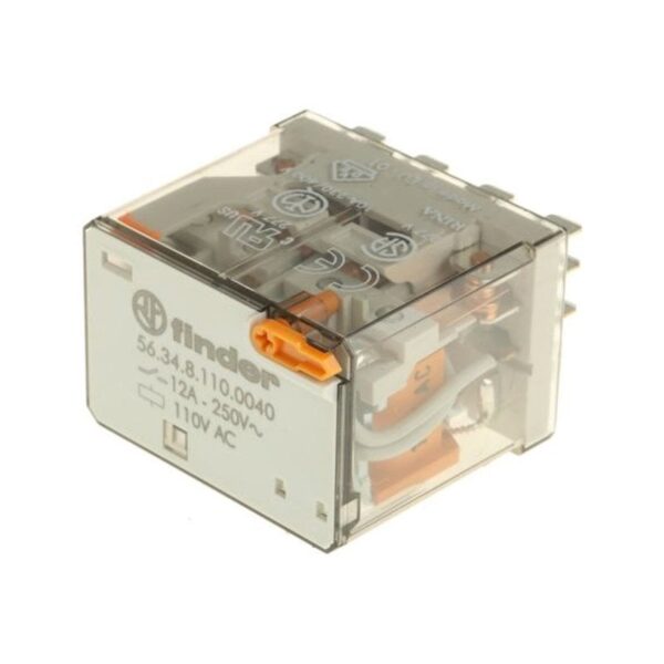 Finder (F.56.34.8.110.0040) MİNYATÜR GÜÇ RÖLESİ 4CO 12A AC 110V
