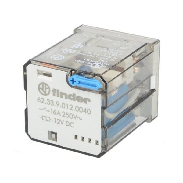 Finder (F.62.33.9.012.0040) GÜÇ RÖLE 3CO-16A KONTAKLI 12 V DC