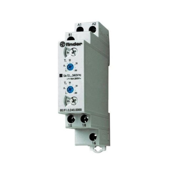 Finder (F.80.91.0.240.0000) ASİMETRİK SAYMALI ZAMAN RÖLESİ